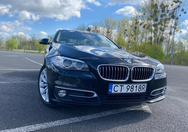 BMW Seria 5 cena 63500 przebieg: 260000, rok produkcji 2014 z Toruń małe 67